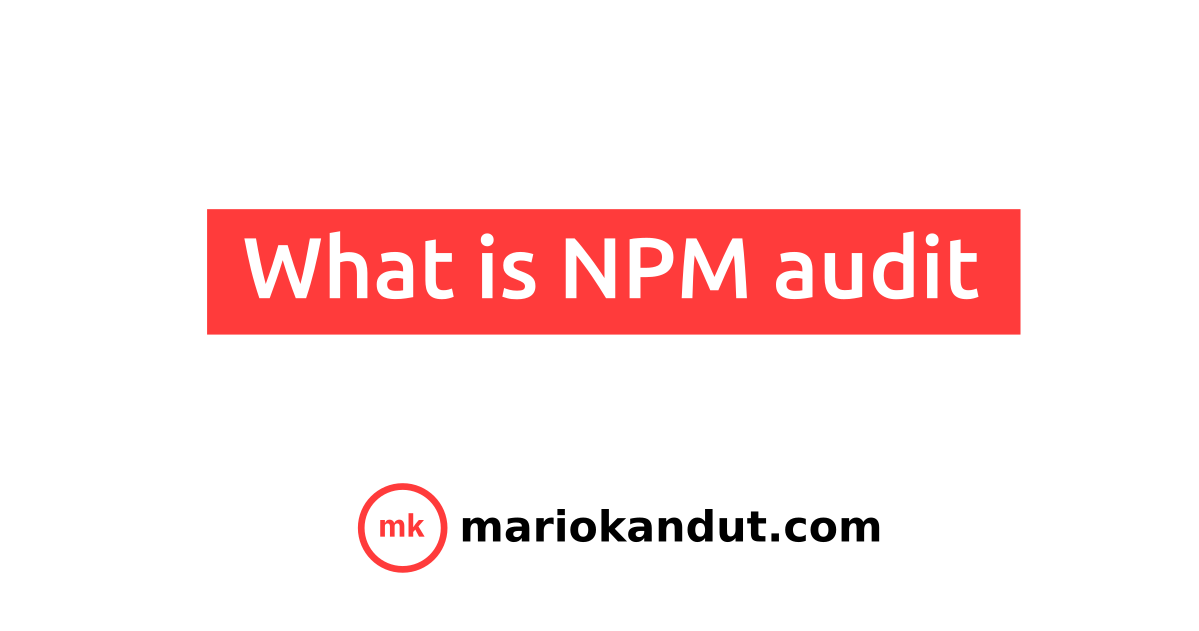 What Is NPM Audit?